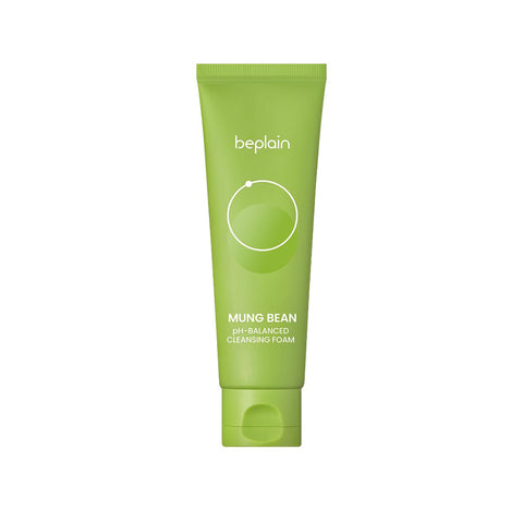 Beplain Mung Bean pH-Balanced Cleansing Foam 80ml – gentle face cleanser