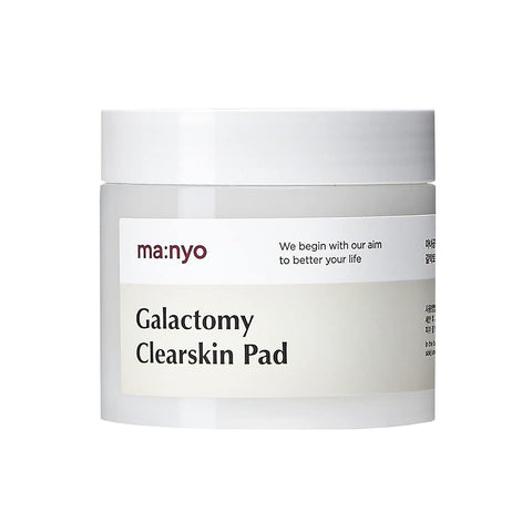 MANYO Galactomy Clearskin Pad – Dischete exfoliante cu Galactomyces, pentru ten luminos. Comandă pe LOVU.md