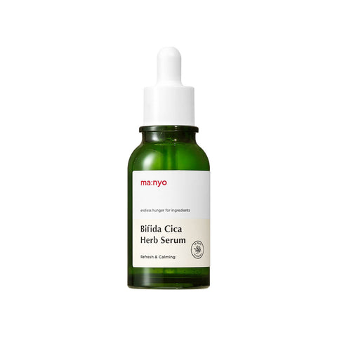 Ser calmant coreean MANYO Bifida Cica Herb 50ml – piele sensibilă, LOVU.md