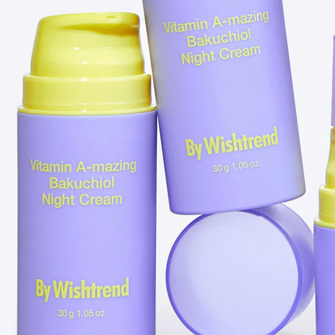 Crema de noapte BY WISHTREND Vitamin A-mazing Bakuchiol – îngrijire coreeană pentru piele mai fină și revitalizată. Livrare rapidă în Moldova via LOVU.md.