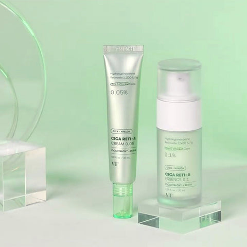 Крем с ретинолом и центеллой VT COSMETICS Cica Reti-A 0.05% – для гладкой и молодой кожи. Доставка по Кишинёву и Молдове. Заказать на LOVU.md.
