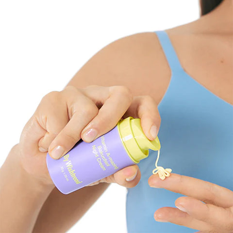 Ночная крема BY WISHTREND Vitamin A-mazing Bakuchiol – корейский уход для более гладкой и омоложенной кожи. Быстрая доставка по Молдове через LOVU.md.