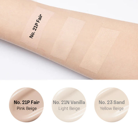 Fond de ten cushion MISSHA 21P Fair – pentru ten deschis și sensibil