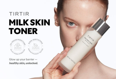 TIRTIR Milk Skin Toner 150 ml – toner coreean cu ceramide pentru hidratare și luminozitate корейский тонер с церамидами для увлажнения и сияния кожи Тонер TIRTIR Milk Skin 150 мл для мягкой, увлажнённой и сияющей кожи