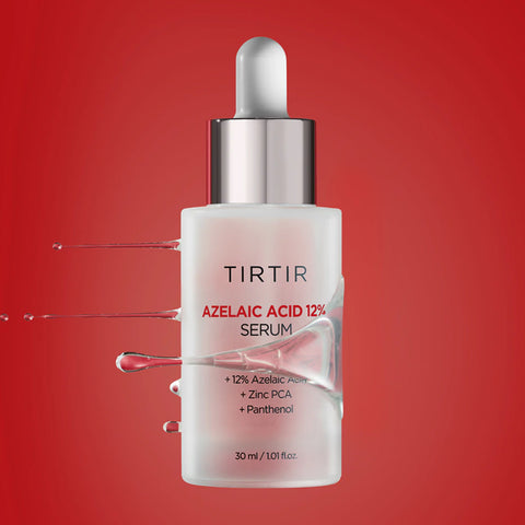 Сыворотка TIRTIR с азелаиновой кислотой 12% – уход для проблемной и чувствительной кожи Сыворотка с азелаиновой кислотой 12% – выравнивает тон кожи и уменьшает воспаления