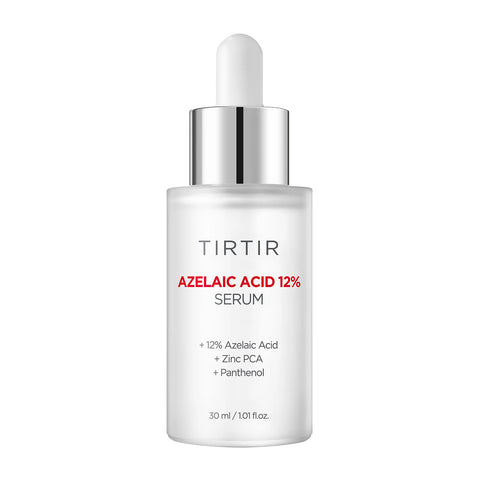 TIRTIR Azelaic Acid 12% Serum – ser coreean pentru acnee, roșeață și pete post-acneice ser pentru rutina de îngrijire a tenului acneic și sensibil
