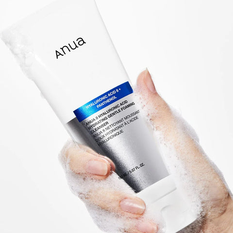 ANUA 8 Hyaluronic Acid Cleanser – корейская пенка для умывания с 8 видами гиалуроновой кислоты. Купить на LOVU.md с доставкой по Молдове.