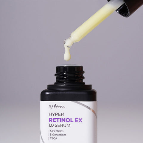 Ser anti-aging cu retinol ISNTREE Hyper Retinol EX 1.0. Comandă pe LOVU.md