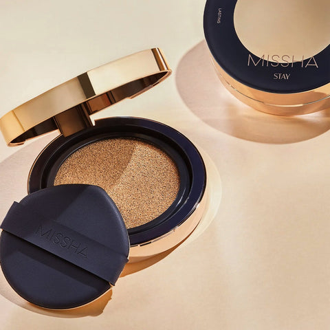 Cushion MISSHA Stay SPF40 21N Vanilla – uniformizare și protecție UV