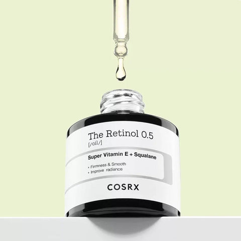 COSRX The Retinol 0.5 Oil Serum – reduce ridurile și luminează tenul, cosmetică coreeană, comandă în Chișinău pe LOVU.md.