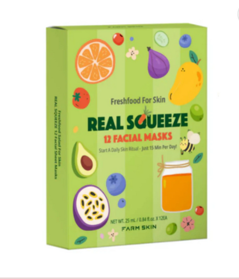 FARM SKIN Organic Face Mask 12 pcs