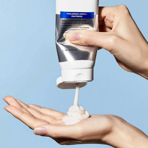 ANUA 8 Hyaluronic Acid Cleanser – gentle Korean foaming face wash for sensitive skin. Available on LOVU.md with fast delivery in Moldova.