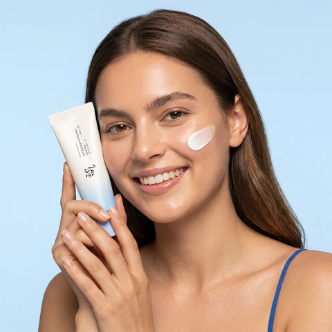 Beauty of Joseon Relief Sun Aqua Fresh Rice + B5 SPF50+ – cremă SPF coreeană pentru piele sănătoasă și luminoasă - i love myskin -