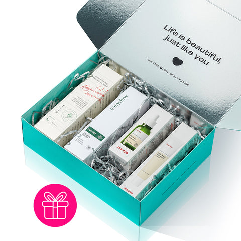PERFECT BALANCE K-Beauty Box – set coreean pentru ten gras și mixt, 4 produse + cadou, disponibil pe LOVU.md